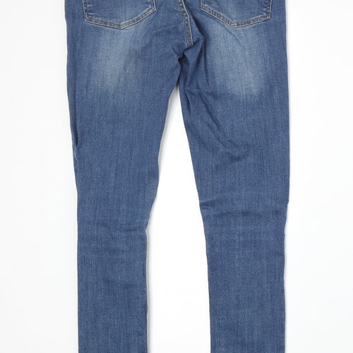 ASOS Womens Blue Cotton Skinny Jeans Size 26 in Regular Zip