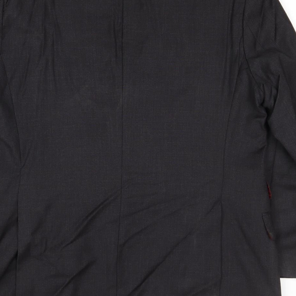 Marks and Spencer Mens Grey Wool Jacket Suit Jacket Size 42 Regular