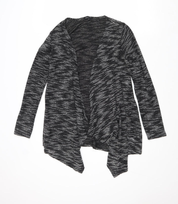 New Look Womens Grey V-Neck Polyester Cardigan Jumper Size S