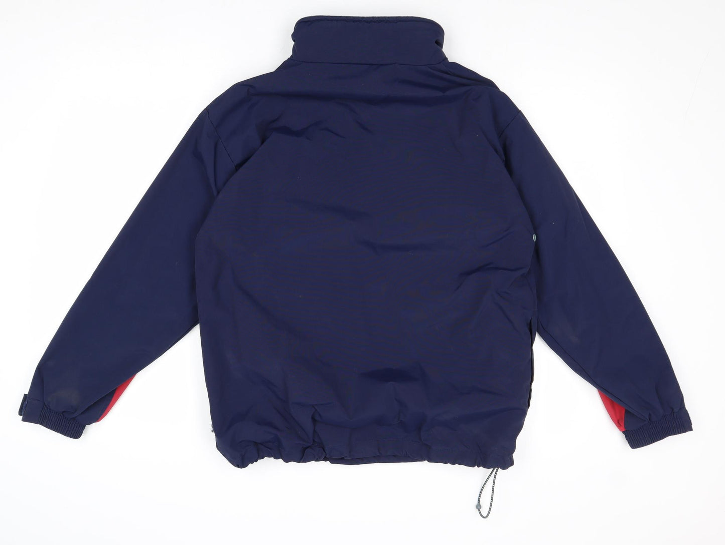 Samurai Boys Blue Colourblock Anorak Jacket Size L Zip