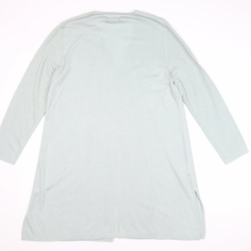 Antonia Nash Womens Blue V-Neck Acrylic Cardigan Jumper Size M