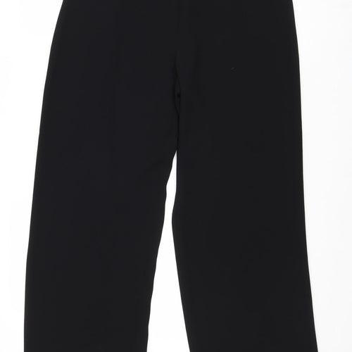 Debenhams Womens Black Polyester Dress Pants Trousers Size 12 Regular