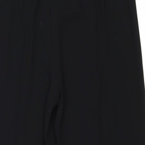 Debenhams Womens Black Polyester Dress Pants Trousers Size 12 Regular