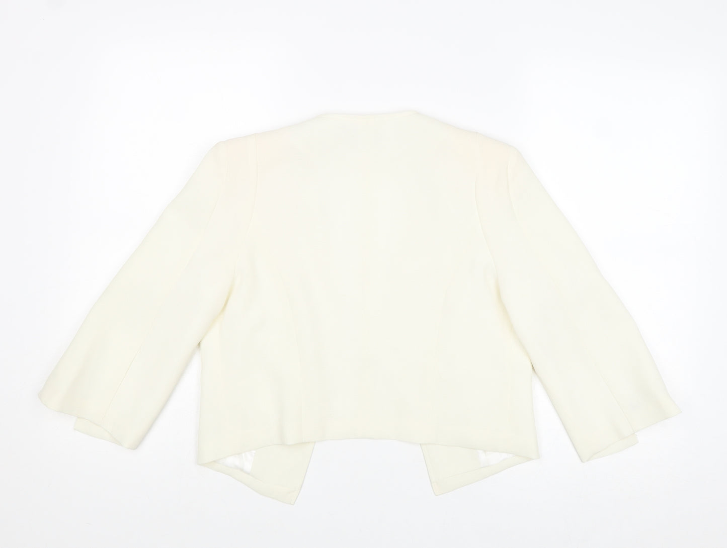 Luvalot Womens Ivory Jacket Blazer Size 8