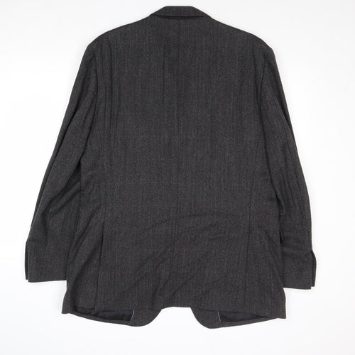 Wellington Mens Grey Wool Jacket Suit Jacket Size 42 Regular