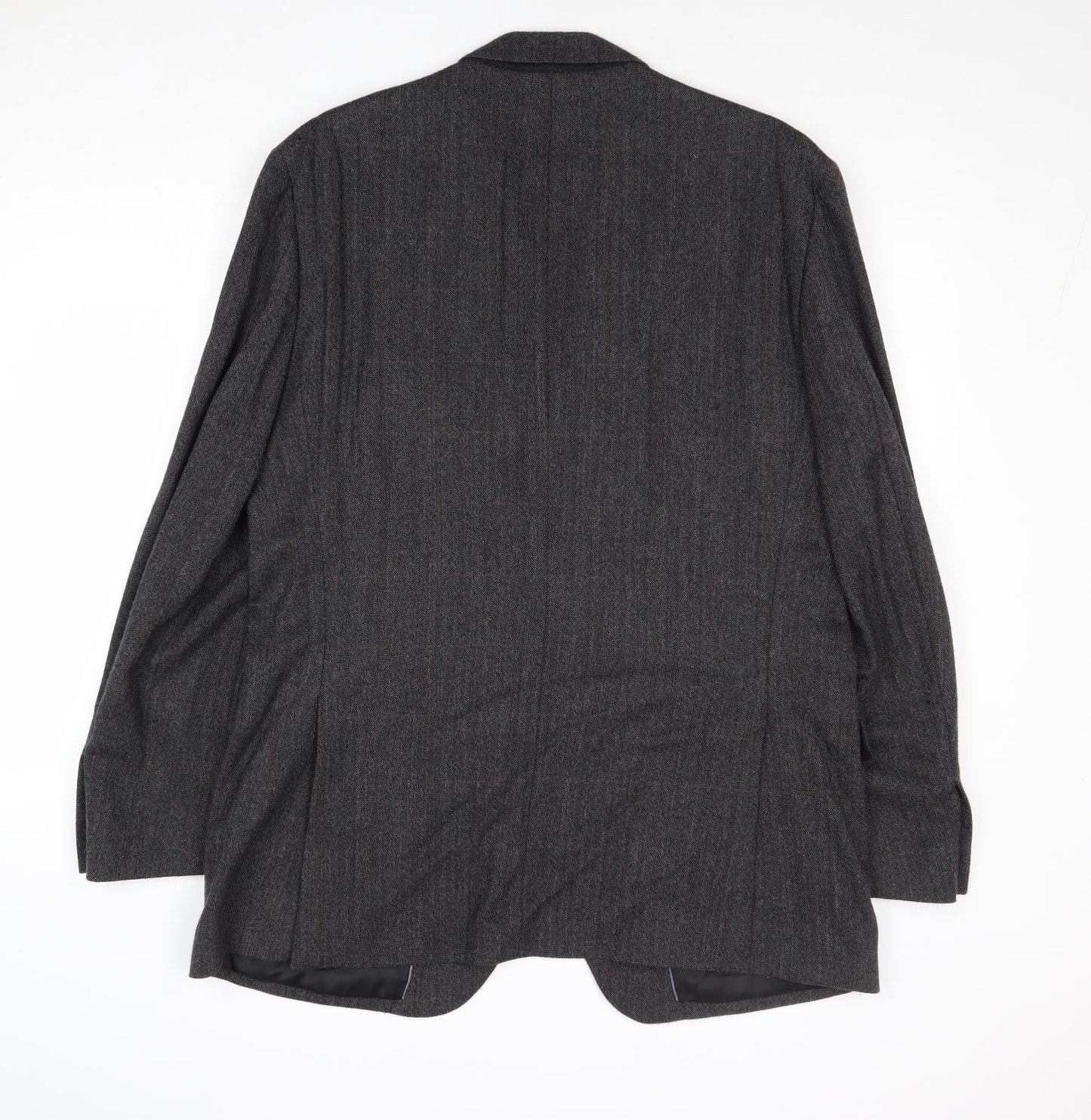 Wellington Mens Grey Wool Jacket Suit Jacket Size 42 Regular