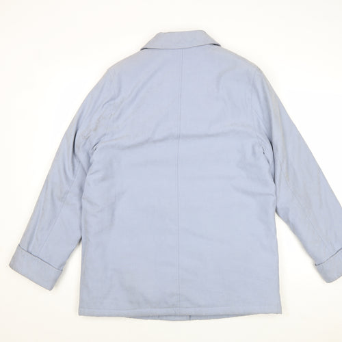 Winter Womens Blue Jacket Size 10 Button
