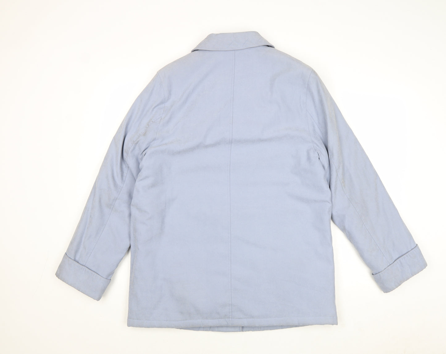 Winter Womens Blue Jacket Size 10 Button