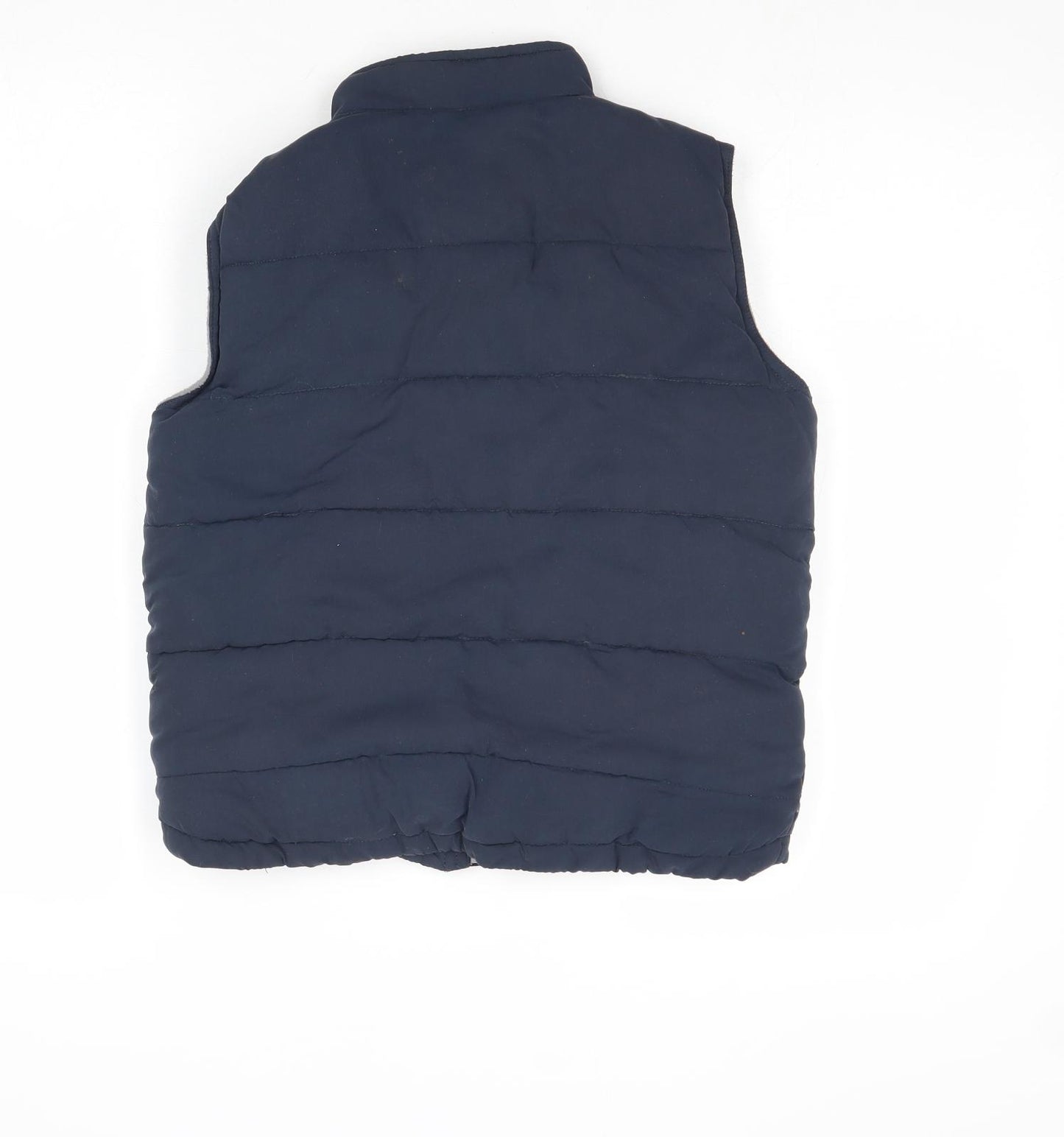 St Bernard Boys Blue Gilet Jacket Size 9 Years Zip