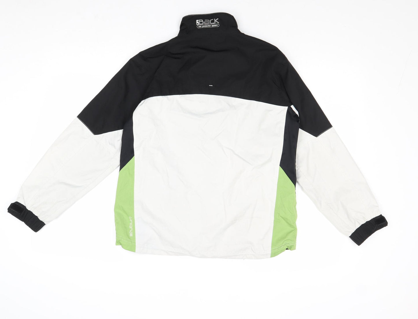 Stuburt Boys Multicoloured Colourblock Windbreaker Jacket Size L Zip