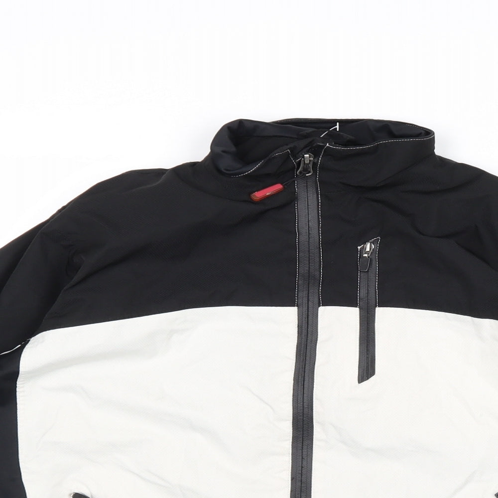 Stuburt Boys Multicoloured Colourblock Windbreaker Jacket Size L Zip