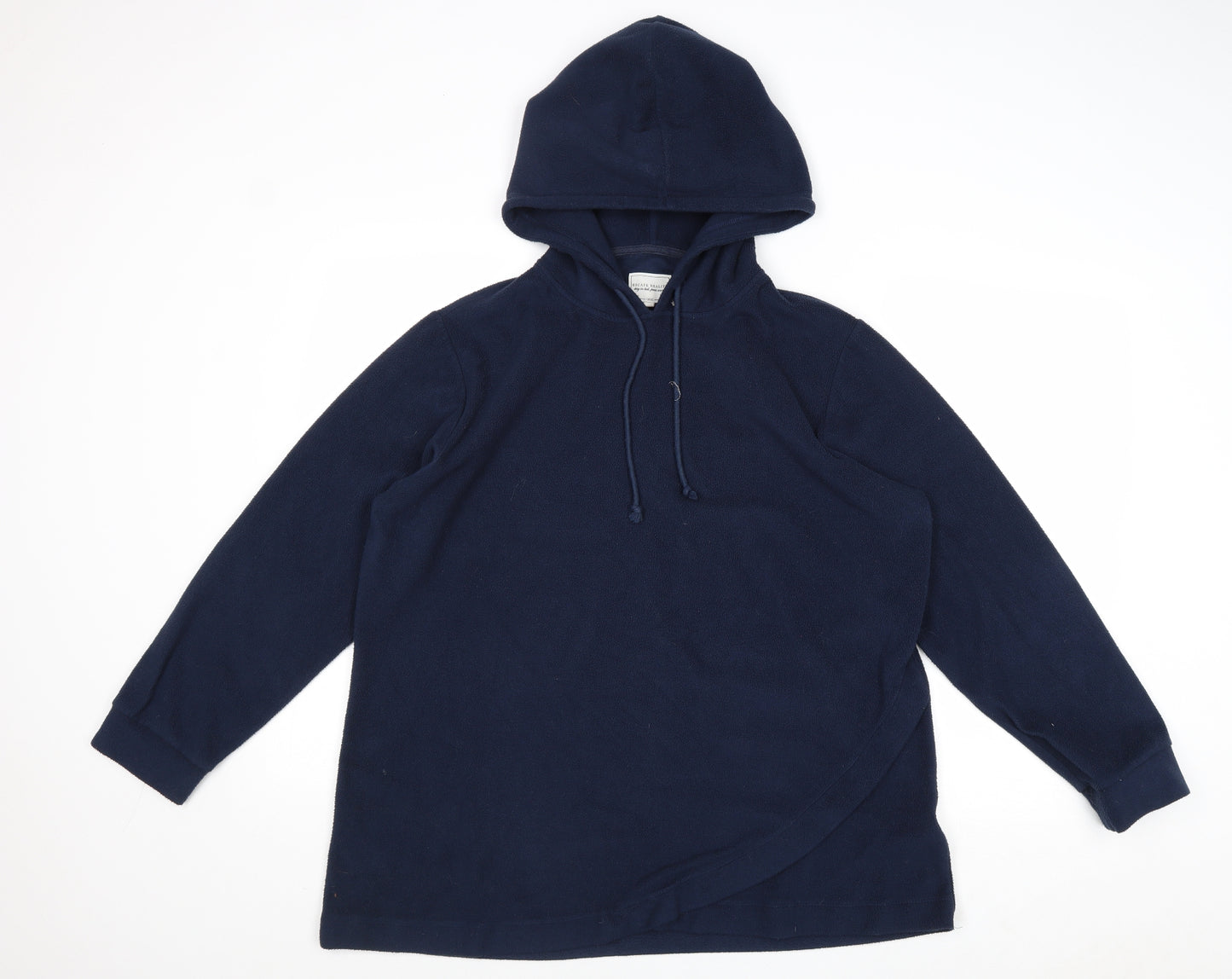 NEXT Womens Blue Polyester Pullover Hoodie Size L Pullover