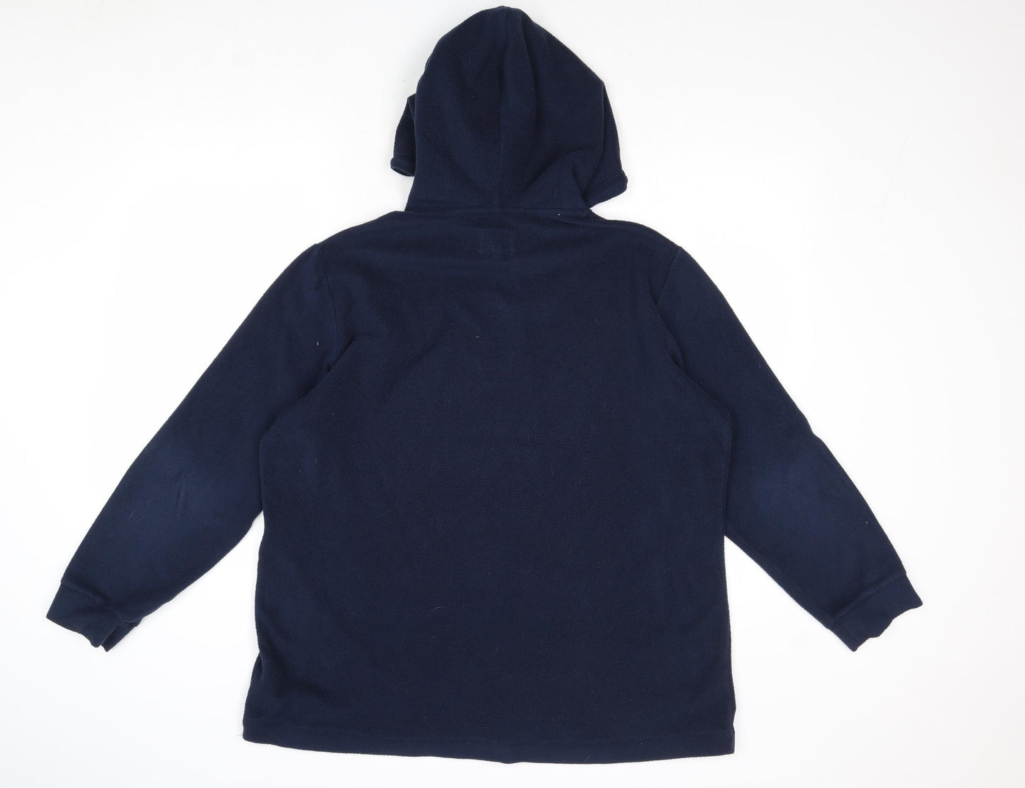 NEXT Womens Blue Polyester Pullover Hoodie Size L Pullover