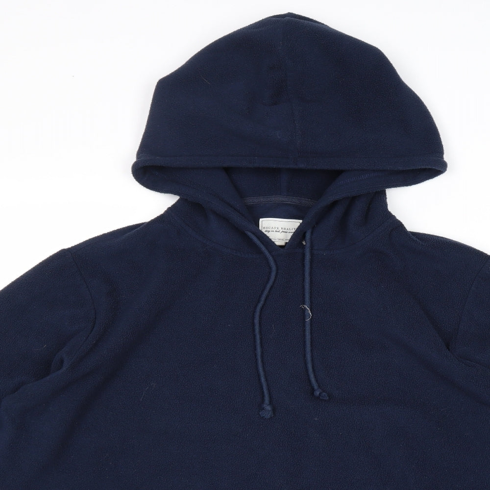 NEXT Womens Blue Polyester Pullover Hoodie Size L Pullover