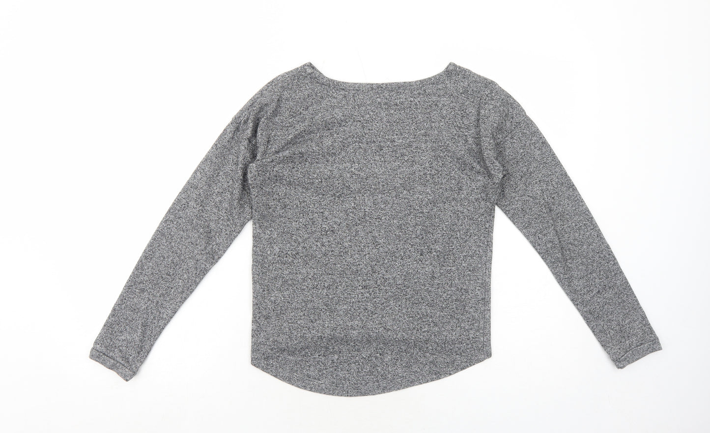 H&M Girls Grey Cotton Pullover Sweatshirt Size 10-11 Years Pullover