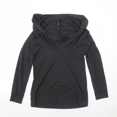 Cynthia Rowley Womens Grey Modal Pullover Sweatshirt Size 10 Pullover