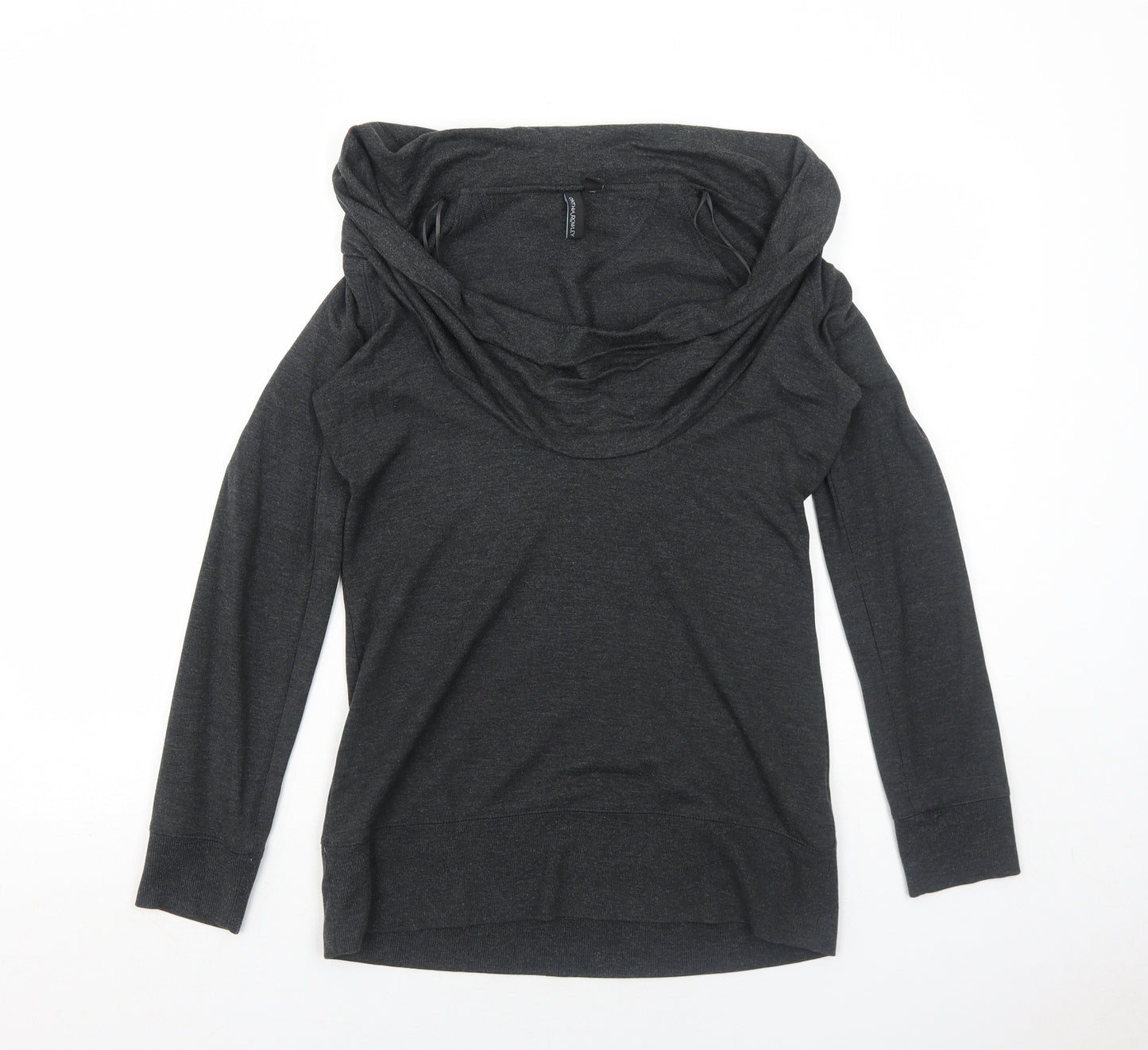 Cynthia Rowley Womens Grey Modal Pullover Sweatshirt Size 10 Pullover