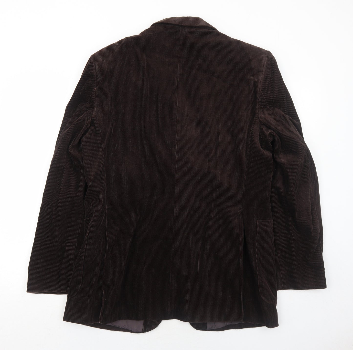 Marks and Spencer Mens Brown Cotton Jacket Blazer Size 42 Regular