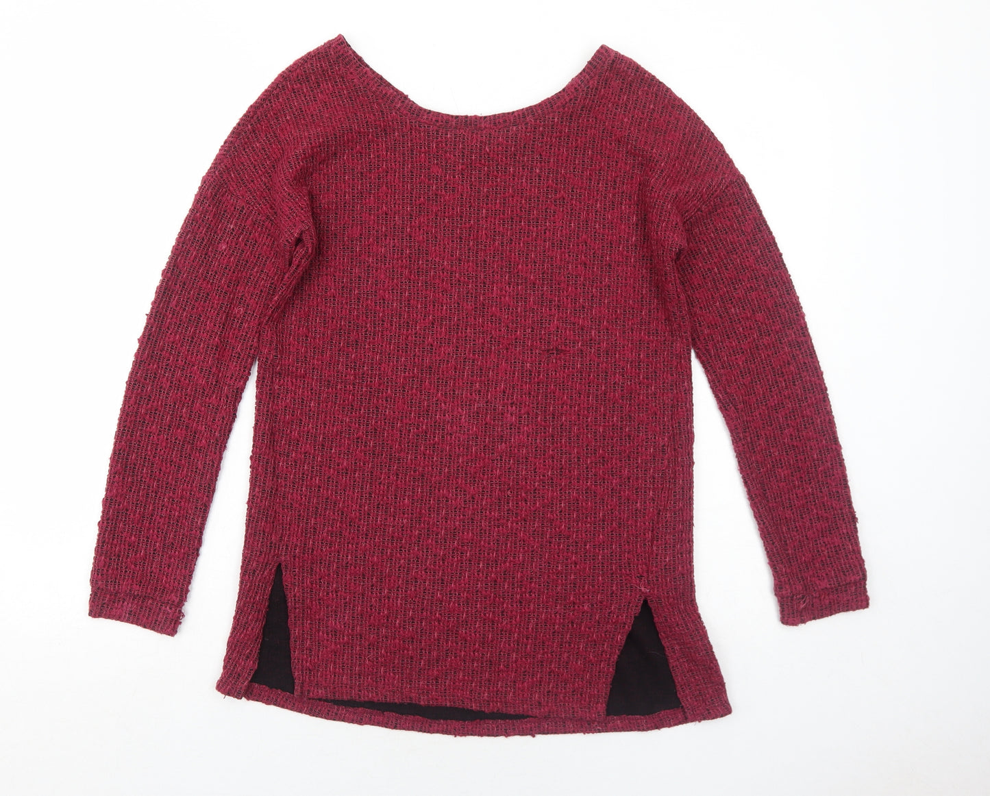 NEXT Womens Pink Round Neck Polyester Pullover Jumper Size 6