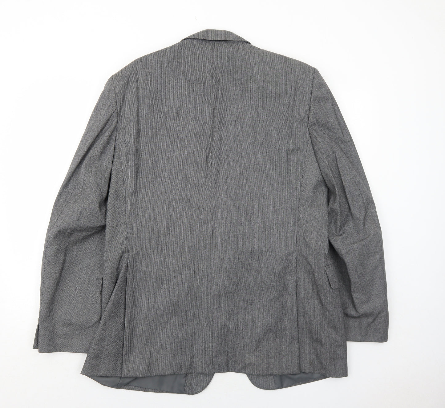 Stanley Ley Mens Grey Wool Jacket Suit Jacket Size 42 Regular