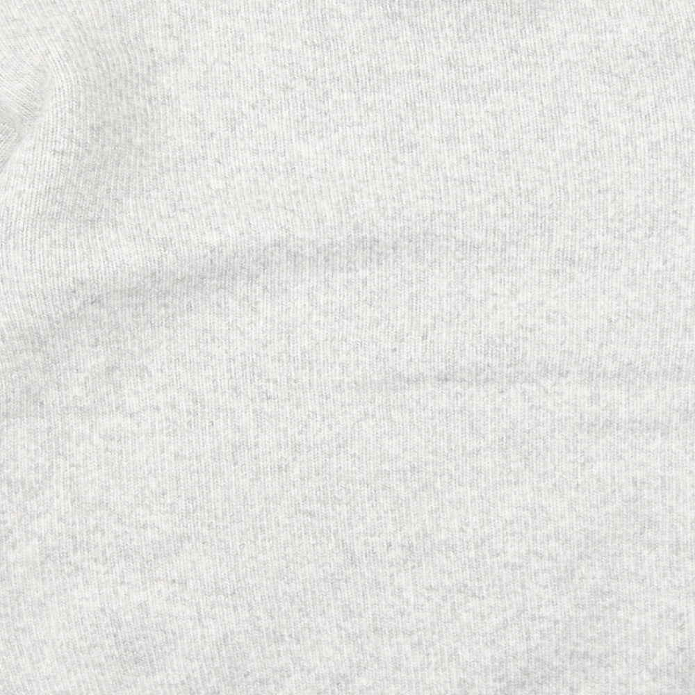 Marks and Spencer Womens Grey Round Neck Polyester Pullover Jumper Size S - Star Pattern