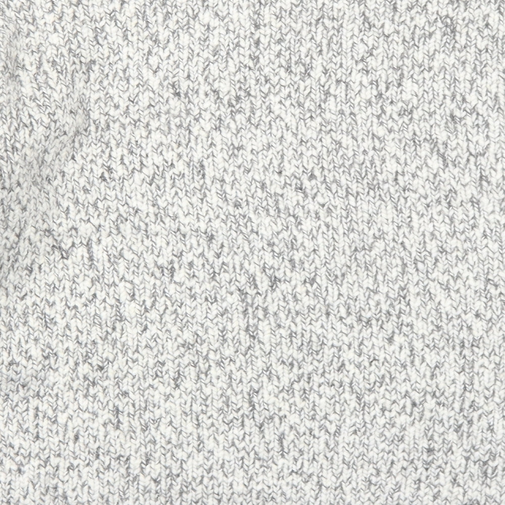 Marks and Spencer Womens Grey Round Neck Polyester Pullover Jumper Size M