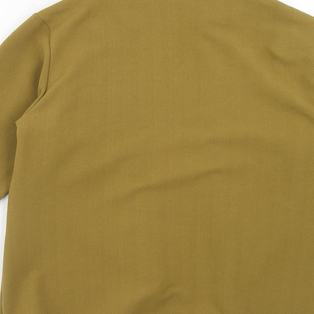 Koopoi Womens Yellow Jacket Blazer Size 14