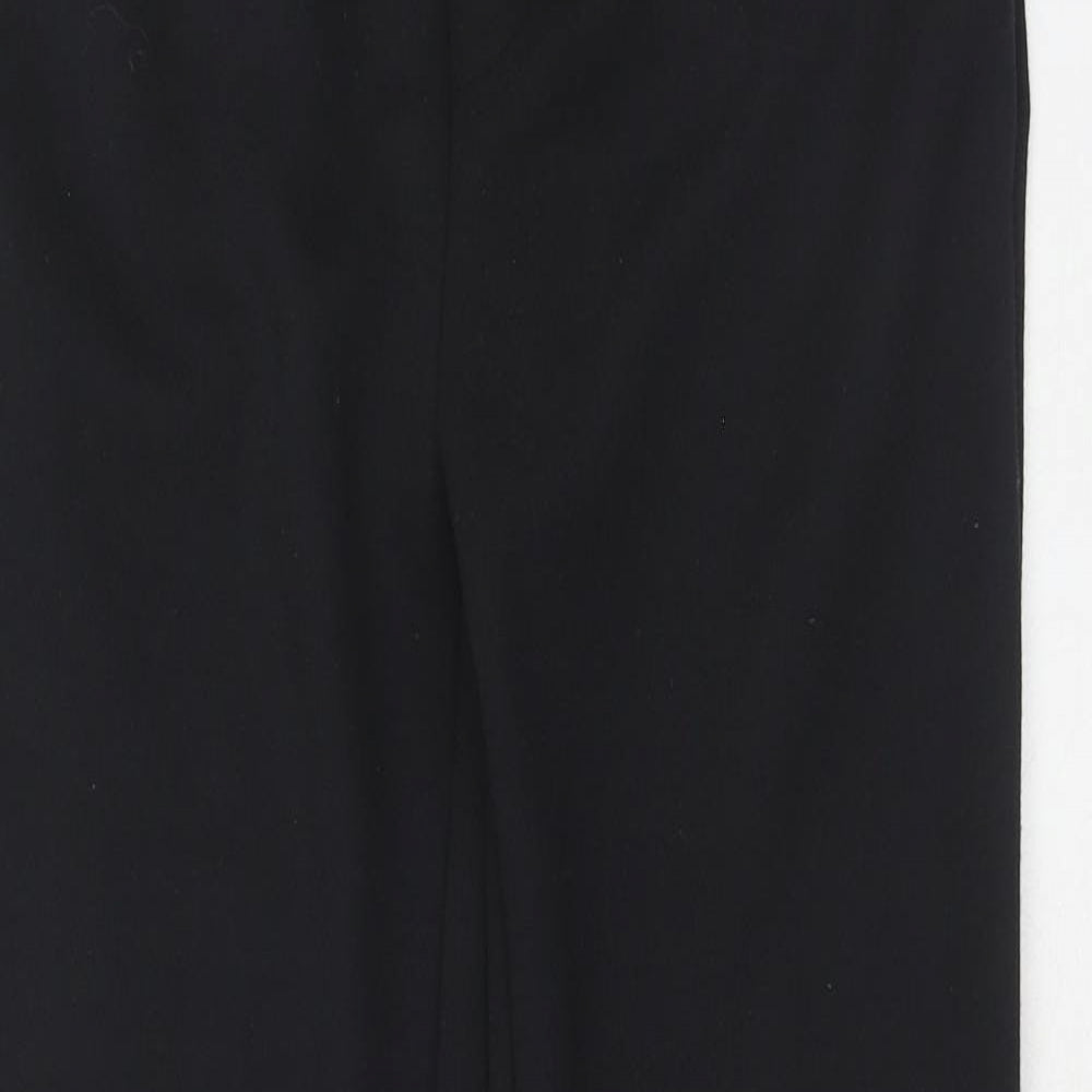 River Island Mens Black Cotton Jogger Trousers Size XS Regular Drawstring