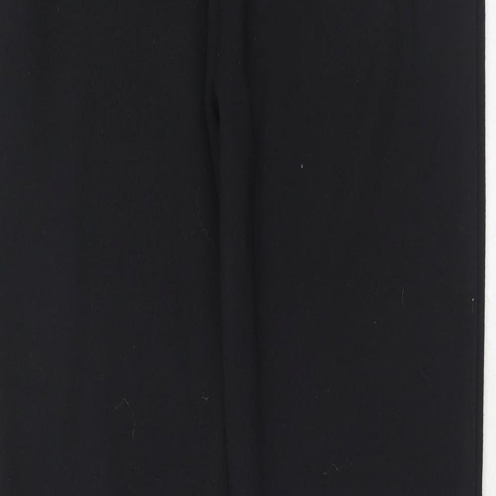 River Island Mens Black Cotton Jogger Trousers Size XS Regular Drawstring