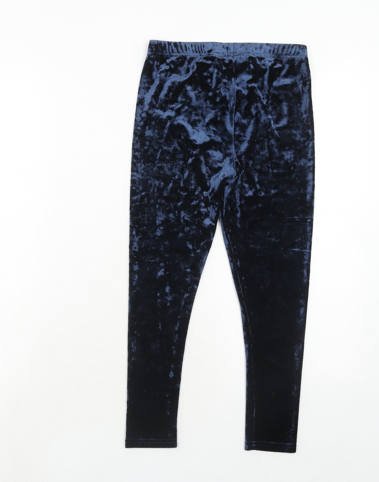 NEXT Girls Blue Polyester Jogger Trousers Size 9 Years Regular Pullover - Leggings