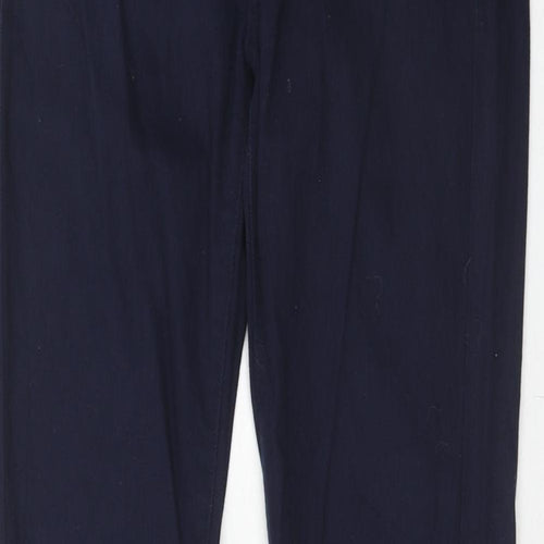 Mango Womens Blue Cotton Skinny Jeans Size 10 Regular Zip
