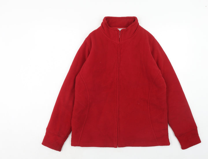 EWM Womens Red Jacket Size S Zip