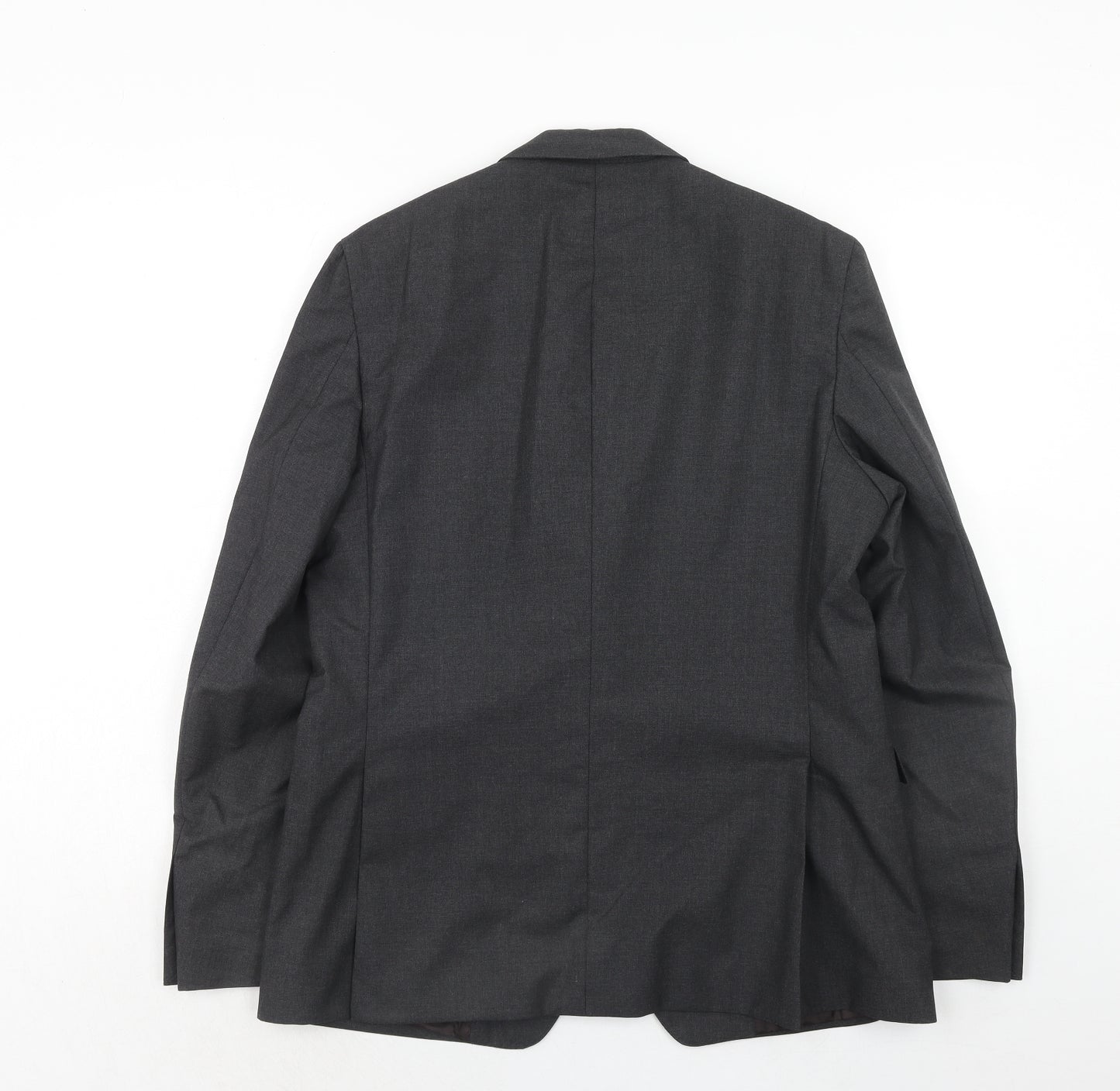Shoreditch Mens Grey Wool Jacket Suit Jacket Size 42 Regular