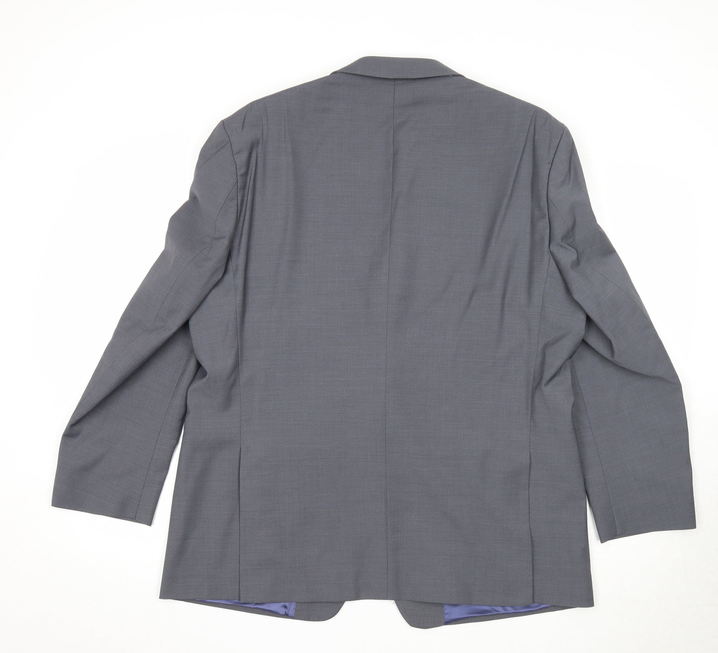 Yunsa Mens Grey Polyester Jacket Suit Jacket Size 44 Regular