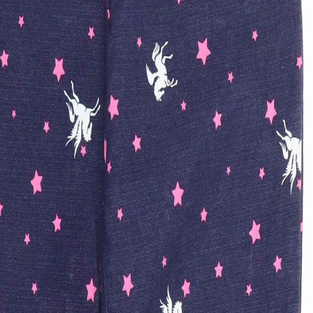 Gap Womens Blue Geometric Cotton Straight Jeans Size 16 Regular - Unicorn