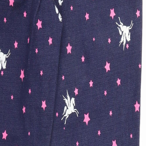 Gap Womens Blue Geometric Cotton Straight Jeans Size 16 Regular - Unicorn