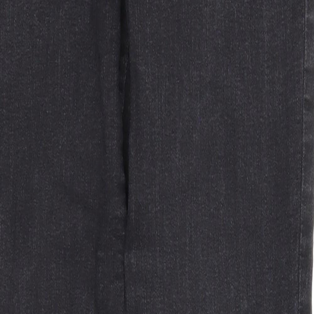 Dorothy Perkins Womens Black Cotton Skinny Jeans Size 10 Regular Zip