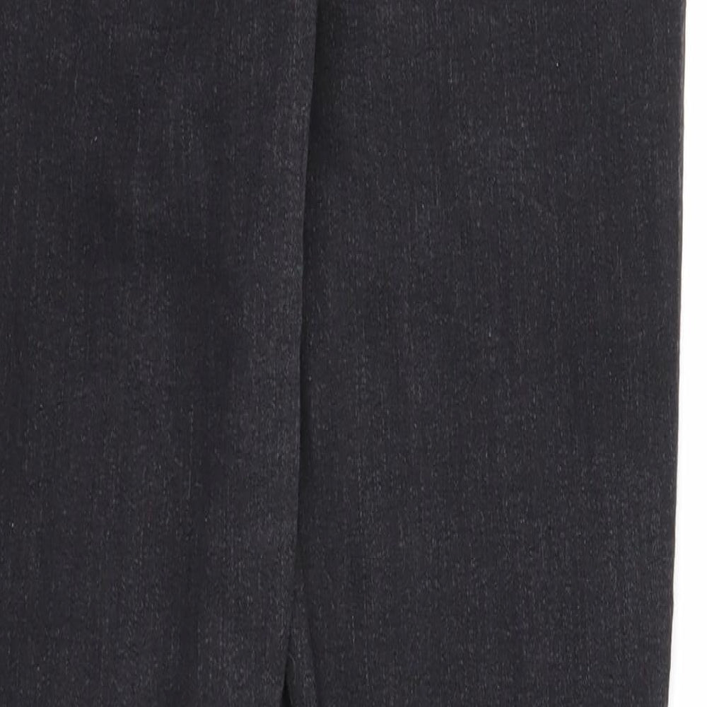 Dorothy Perkins Womens Black Cotton Skinny Jeans Size 10 Regular Zip