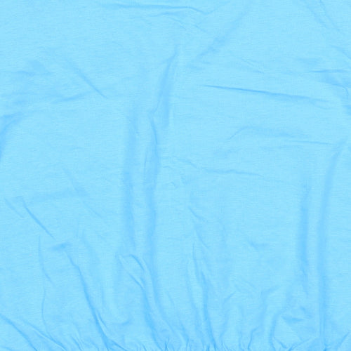 Divided by H&M Womens Blue Cotton Basic Tank Size M Round Neck - Tennis Club