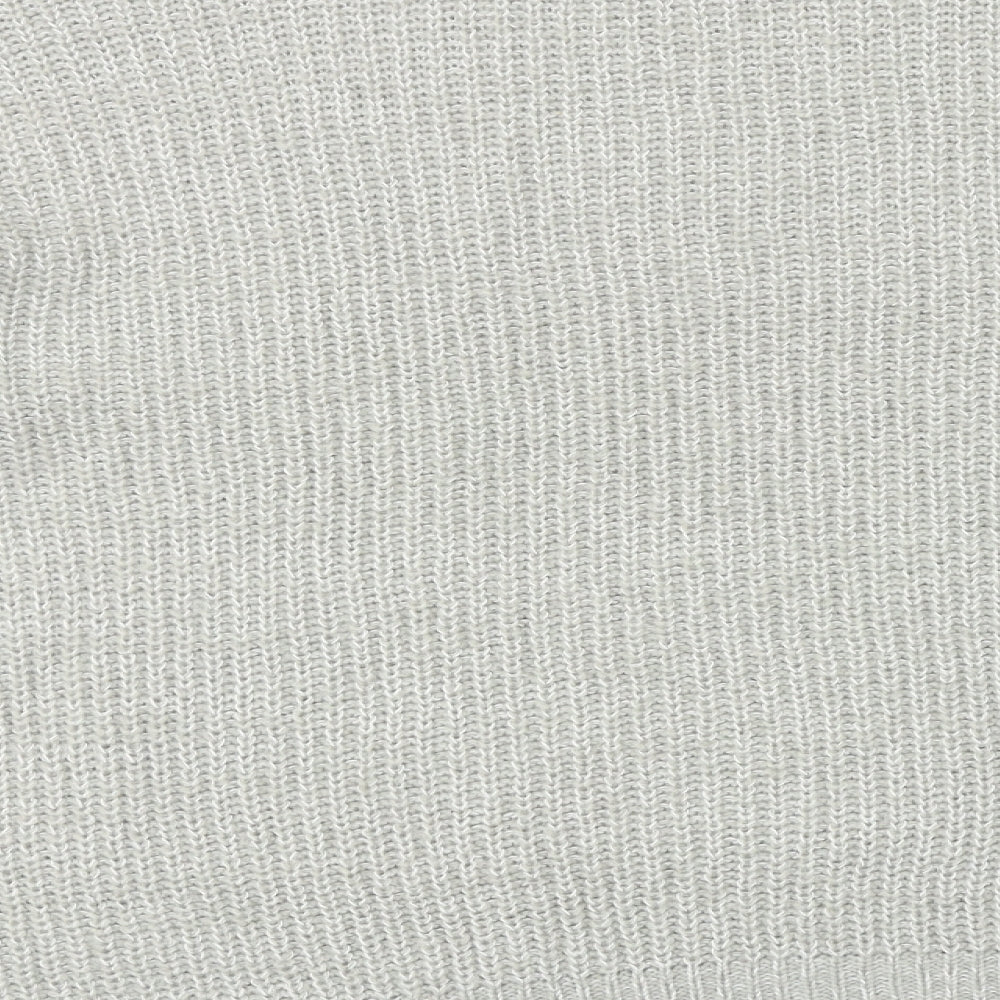 New Look Womens Grey Crew Neck Acrylic Pullover Jumper Size L