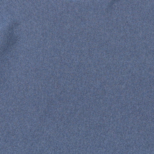 H&M Womens Blue Round Neck Polyester Pullover Jumper Size XS