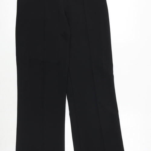 Fofy Girls Black Polyester Dress Pants Trousers Size L Regular Zip