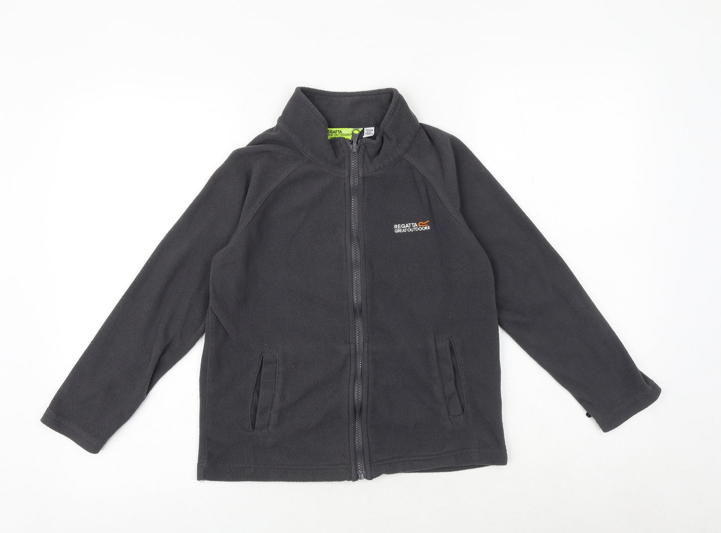Regatta Boys Grey Basic Jacket Jacket Size 9-10 Years Zip