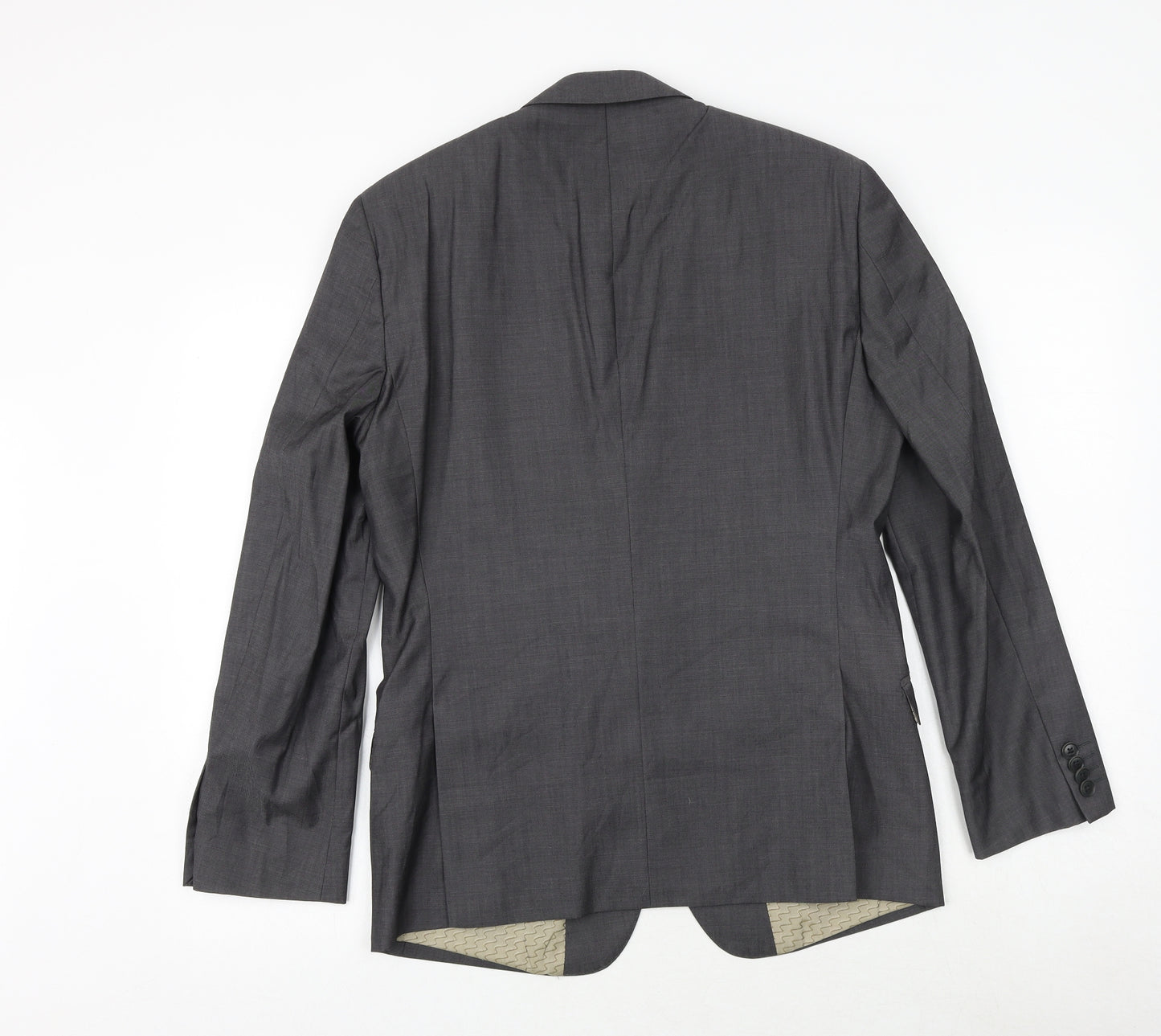 NEXT Mens Grey Wool Jacket Suit Jacket Size 38 Regular