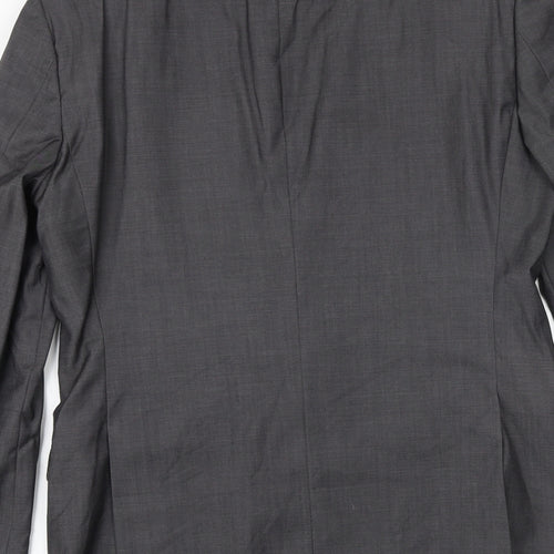 NEXT Mens Grey Wool Jacket Suit Jacket Size 38 Regular