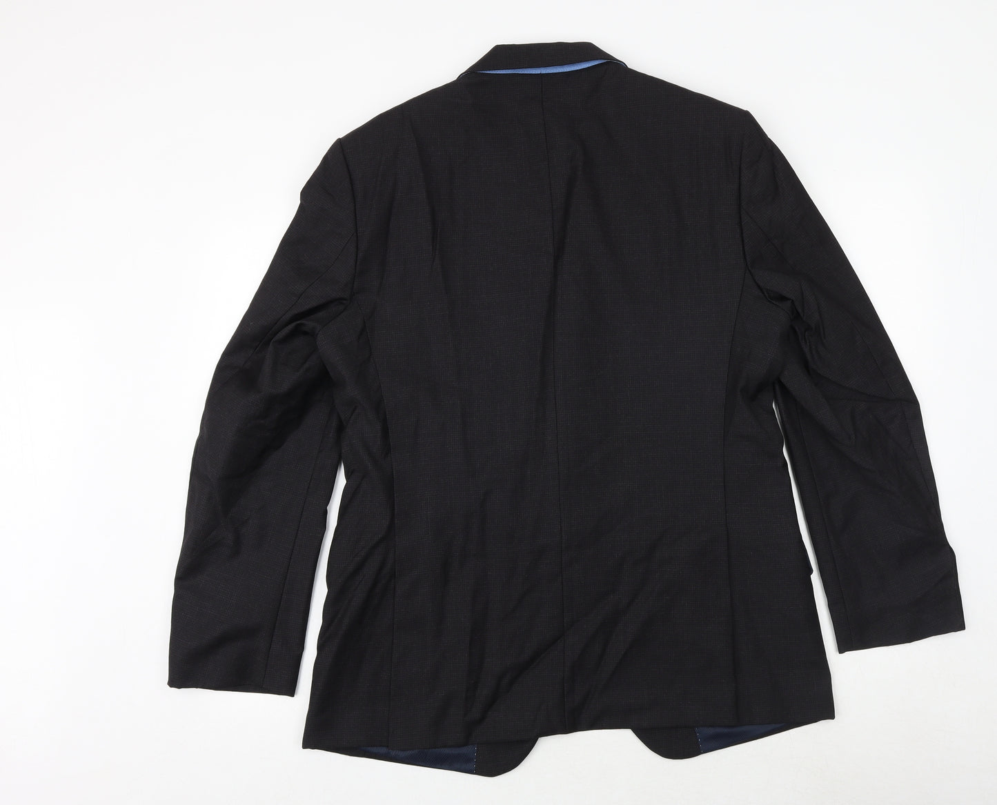 Marks and Spencer Mens Black Wool Jacket Suit Jacket Size 40 Regular