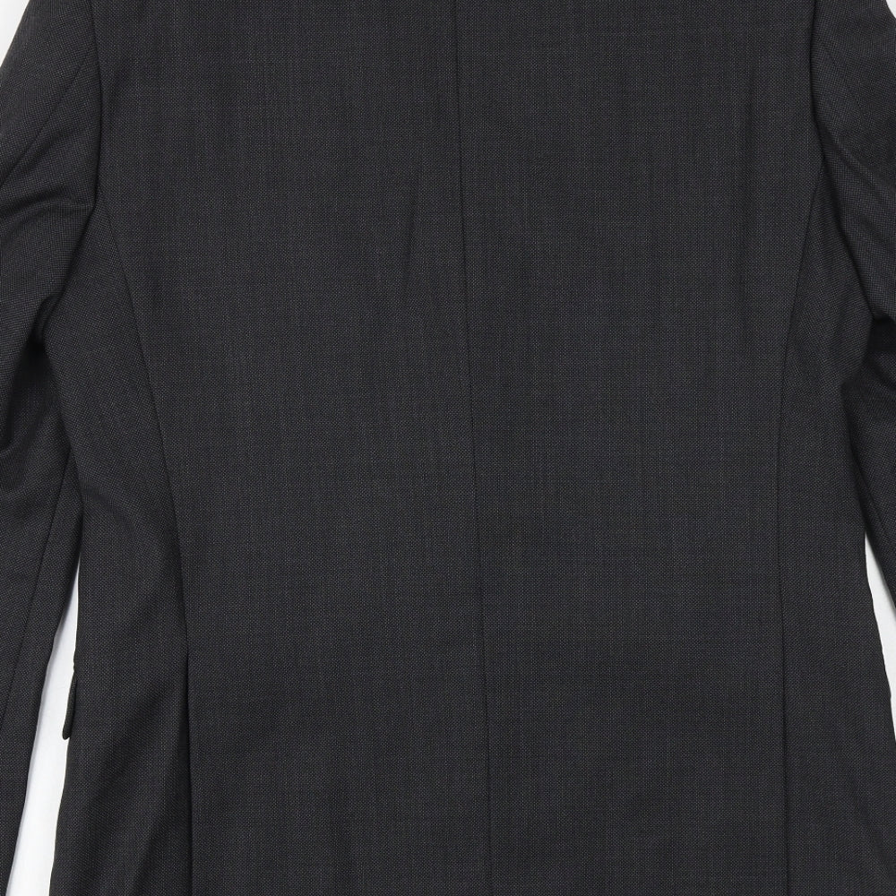 Marks and Spencer Mens Grey Wool Jacket Suit Jacket Size 40 Regular