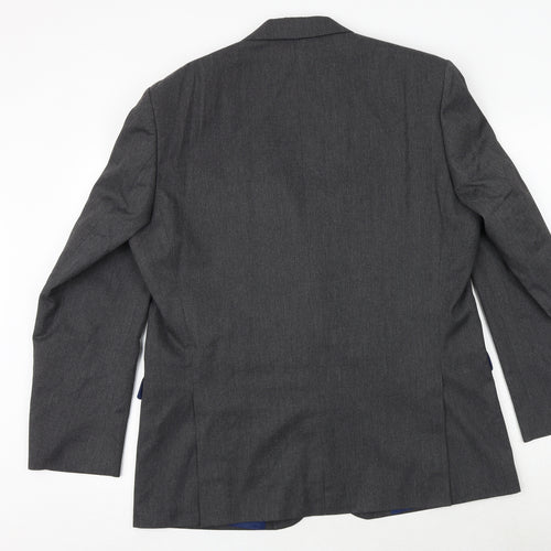 Marks and Spencer Mens Grey Polyester Jacket Suit Jacket Size 44 Regular