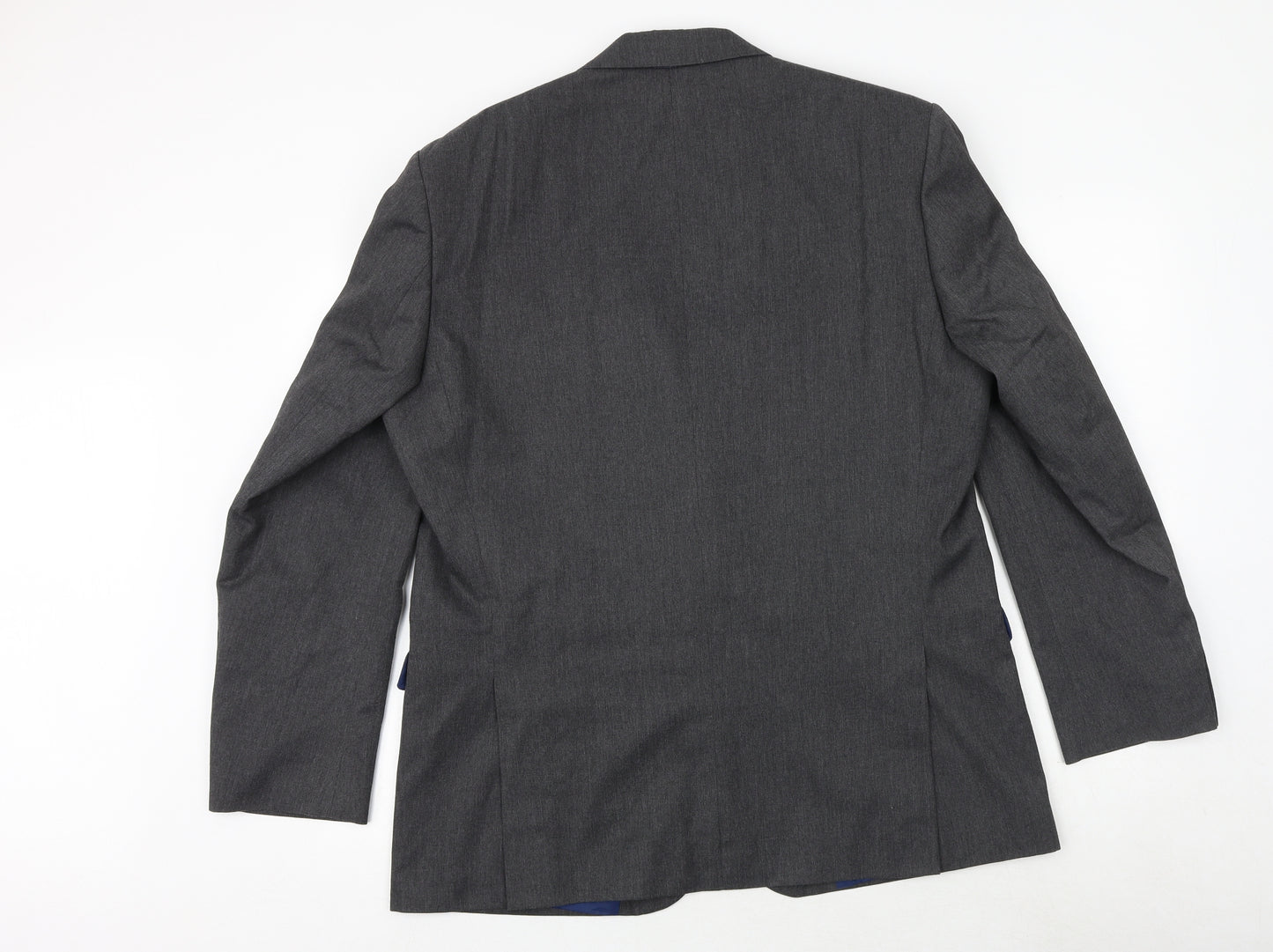 Marks and Spencer Mens Grey Polyester Jacket Suit Jacket Size 44 Regular
