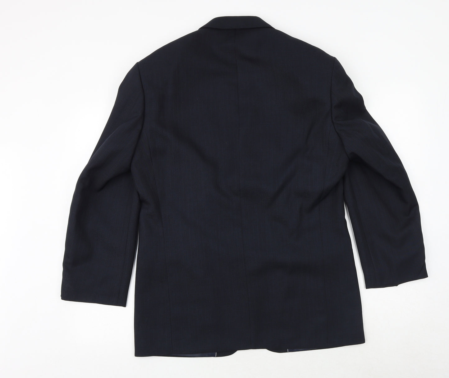 ARMANDO Mens Blue Polyester Jacket Suit Jacket Size 38 Regular
